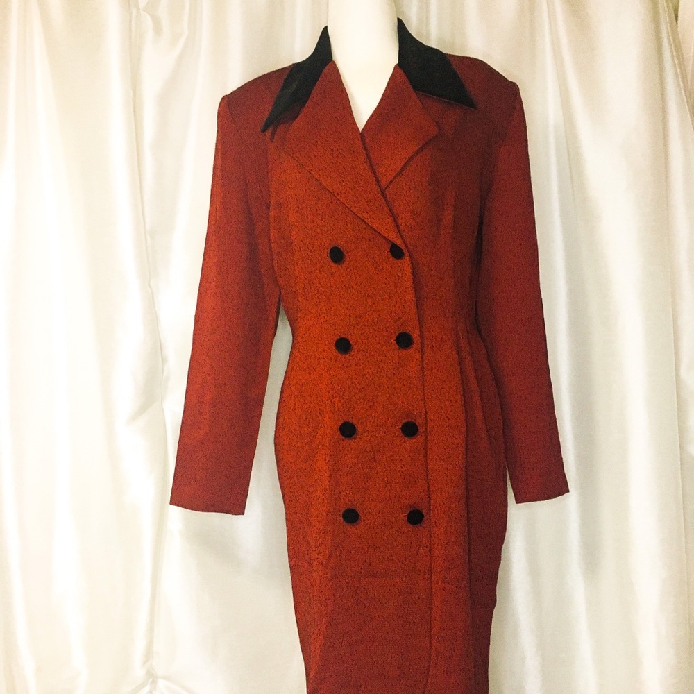 Joseph Ribkoff Vintage 90’s dress coat, size 8.